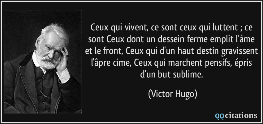 Ceux Qui Vivent Hugo | Etudier