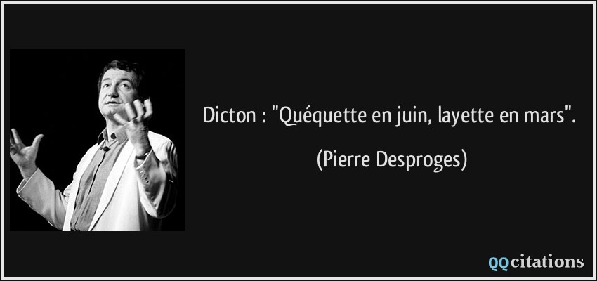 Dicton : 